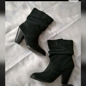 Zodiac Pandell Leather Elegant Black Women's Ankle Boots